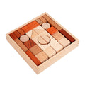 Set de Bloques de Construcción de Madera Juguete Montessori