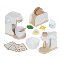 Set de Juguetes de Madera para Cocina Blanco