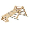Set Triángulo Pikler con Rampa 3 piezas Juguete Montessori