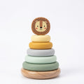 Torre de Encaje Apilable Juguete de Madera Montessori