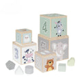 Torre de Cubos Apilables y Encaje Animalitos Juguete Madera